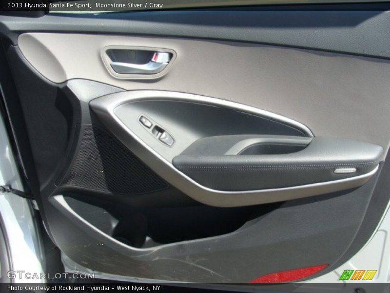 Moonstone Silver / Gray 2013 Hyundai Santa Fe Sport