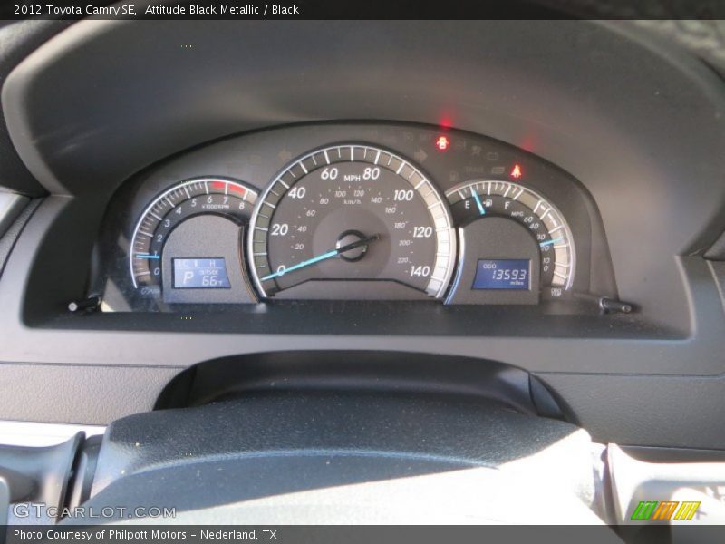 Attitude Black Metallic / Black 2012 Toyota Camry SE