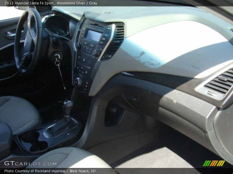 Moonstone Silver / Gray 2013 Hyundai Santa Fe Sport