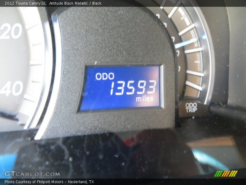 Attitude Black Metallic / Black 2012 Toyota Camry SE