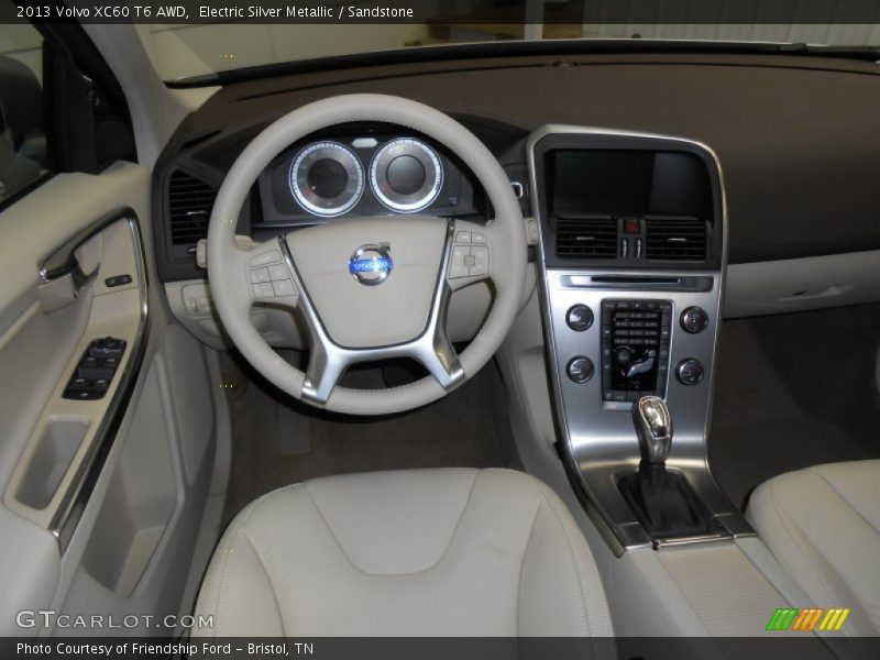 Electric Silver Metallic / Sandstone 2013 Volvo XC60 T6 AWD