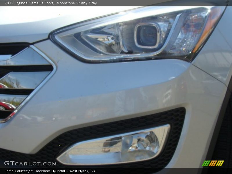 Moonstone Silver / Gray 2013 Hyundai Santa Fe Sport