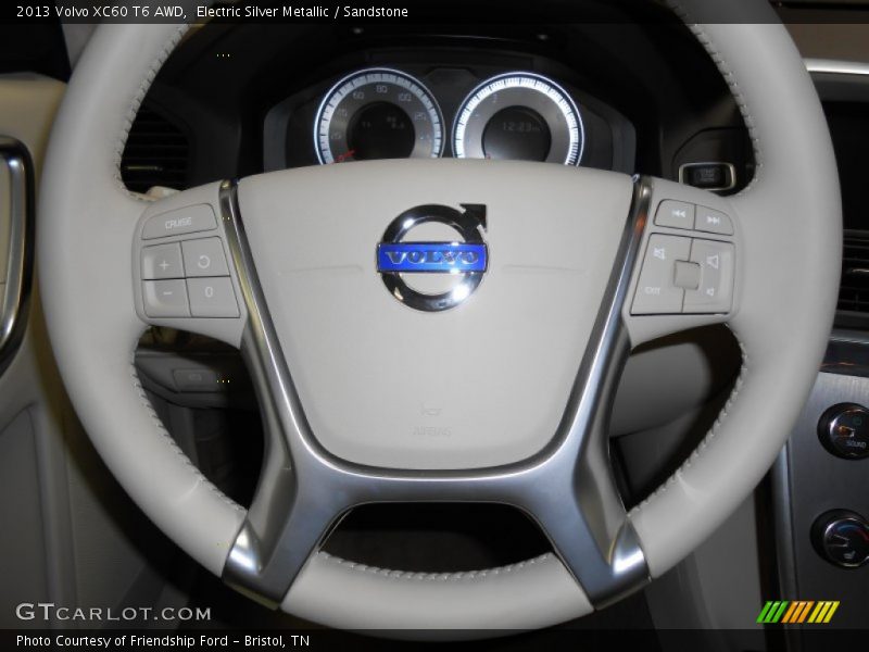 Electric Silver Metallic / Sandstone 2013 Volvo XC60 T6 AWD