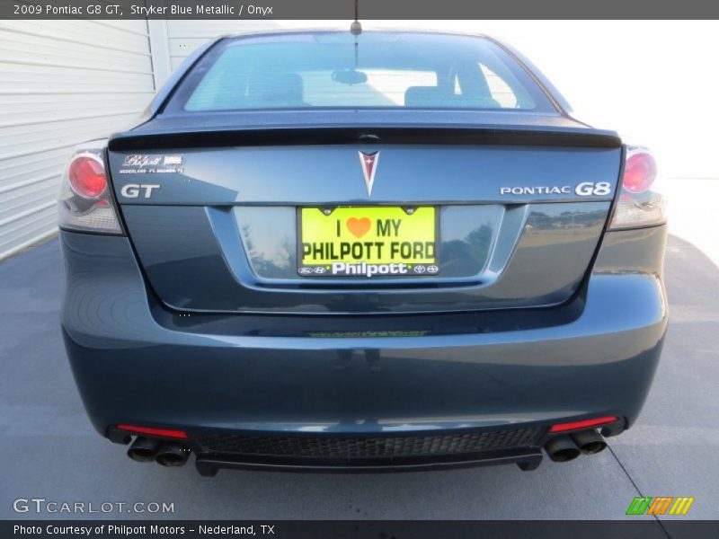 Stryker Blue Metallic / Onyx 2009 Pontiac G8 GT