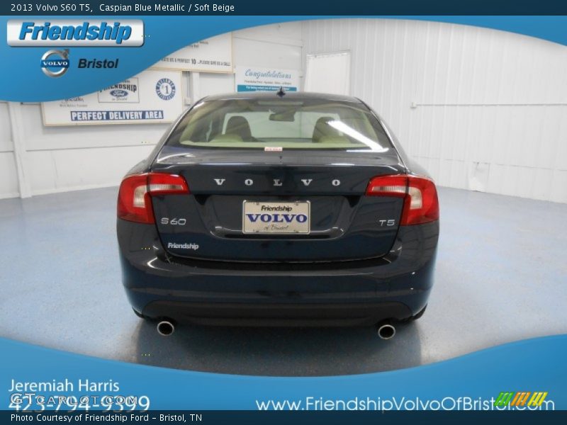 Caspian Blue Metallic / Soft Beige 2013 Volvo S60 T5