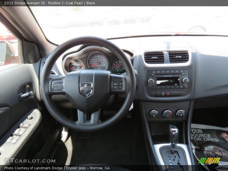 Redline 2-Coat Pearl / Black 2013 Dodge Avenger SE