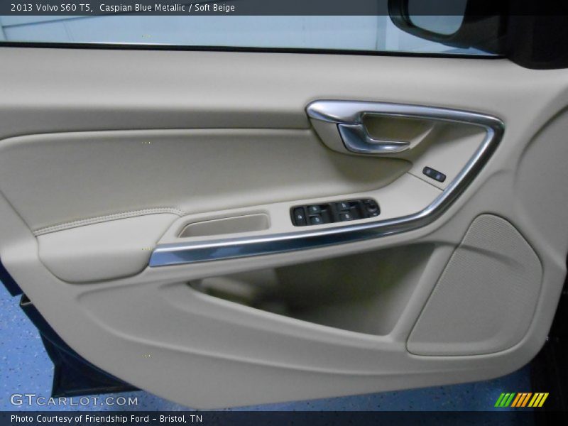 Caspian Blue Metallic / Soft Beige 2013 Volvo S60 T5