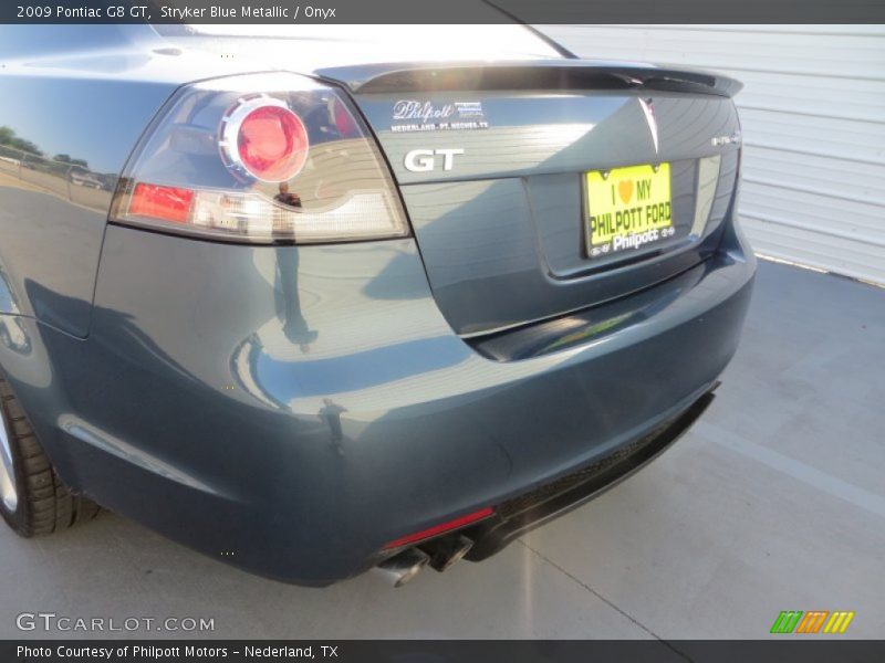 Stryker Blue Metallic / Onyx 2009 Pontiac G8 GT