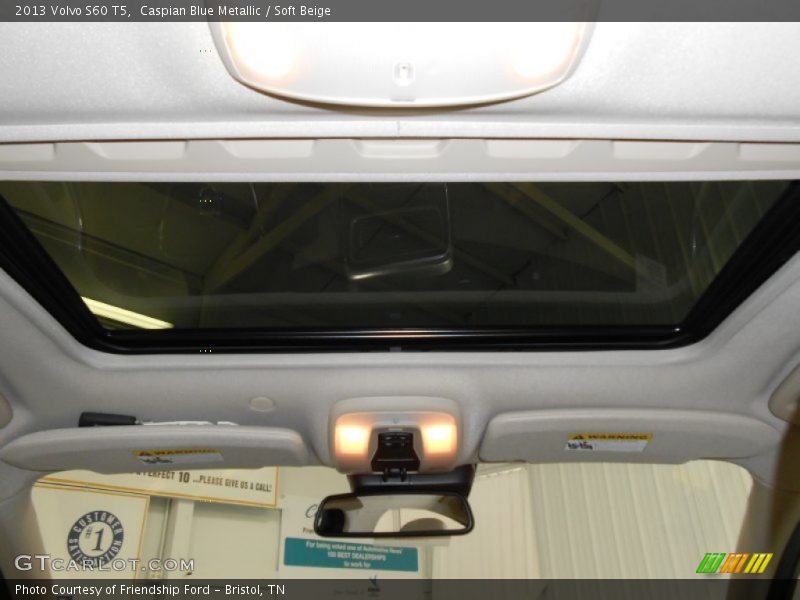 Caspian Blue Metallic / Soft Beige 2013 Volvo S60 T5
