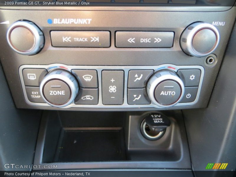 Controls of 2009 G8 GT