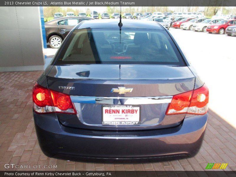 Atlantis Blue Metallic / Jet Black/Medium Titanium 2013 Chevrolet Cruze LS