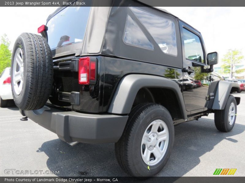 Black / Black 2013 Jeep Wrangler Sport 4x4