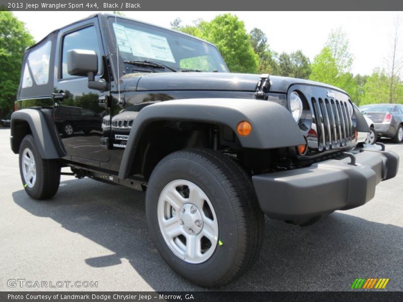Black / Black 2013 Jeep Wrangler Sport 4x4