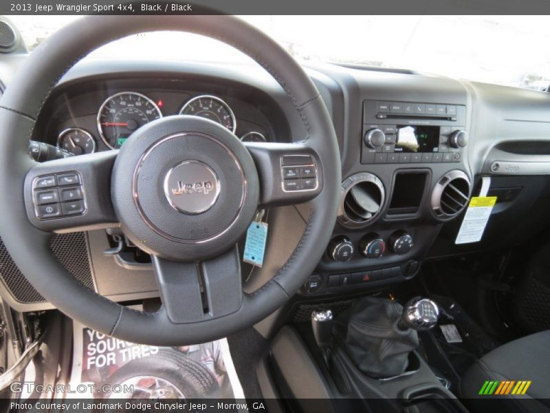 Black / Black 2013 Jeep Wrangler Sport 4x4