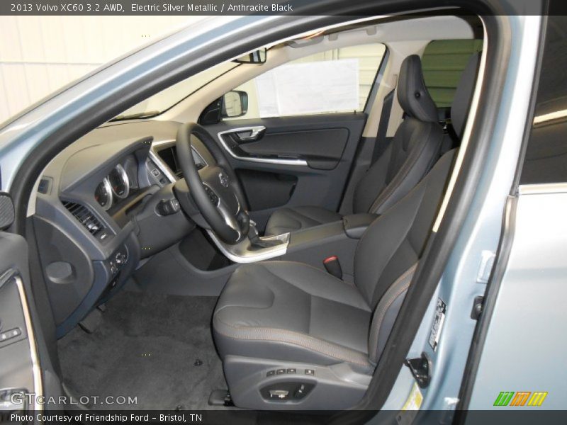 Electric Silver Metallic / Anthracite Black 2013 Volvo XC60 3.2 AWD