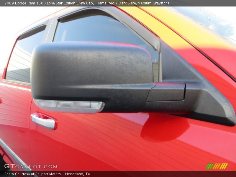 Flame Red / Dark Slate/Medium Graystone 2009 Dodge Ram 1500 Lone Star Edition Crew Cab