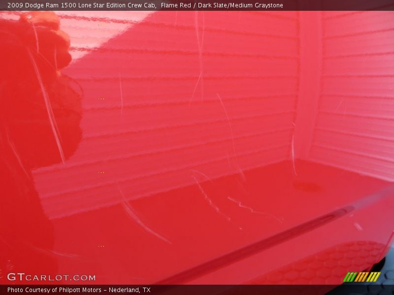 Flame Red / Dark Slate/Medium Graystone 2009 Dodge Ram 1500 Lone Star Edition Crew Cab
