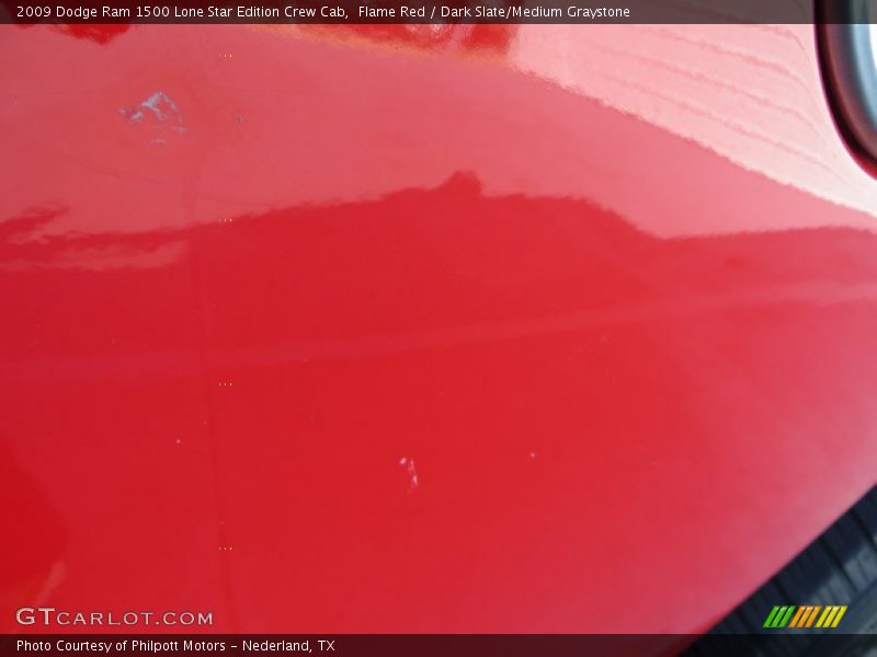 Flame Red / Dark Slate/Medium Graystone 2009 Dodge Ram 1500 Lone Star Edition Crew Cab