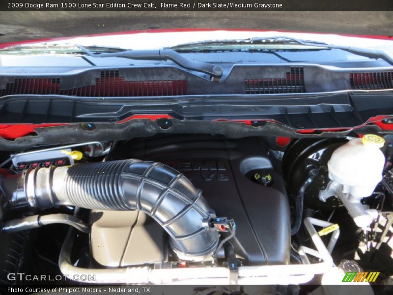 Flame Red / Dark Slate/Medium Graystone 2009 Dodge Ram 1500 Lone Star Edition Crew Cab