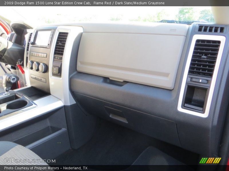 Flame Red / Dark Slate/Medium Graystone 2009 Dodge Ram 1500 Lone Star Edition Crew Cab