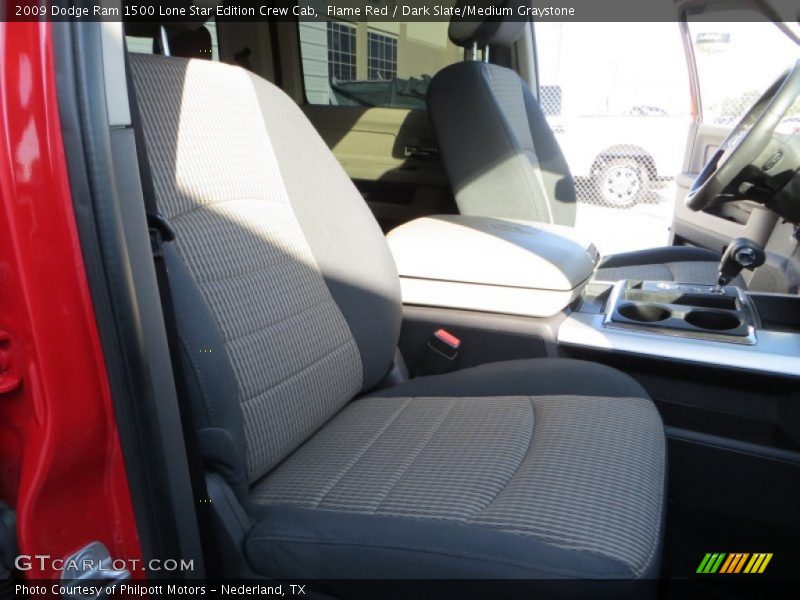 Flame Red / Dark Slate/Medium Graystone 2009 Dodge Ram 1500 Lone Star Edition Crew Cab