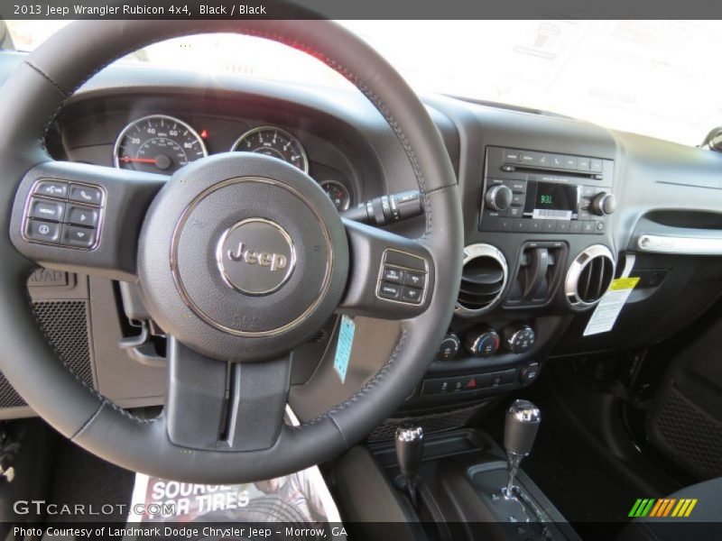 Black / Black 2013 Jeep Wrangler Rubicon 4x4