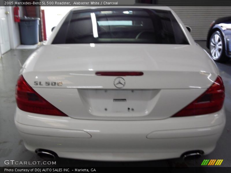 Alabaster White / Charcoal 2005 Mercedes-Benz SL 500 Roadster