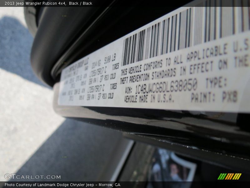 Black / Black 2013 Jeep Wrangler Rubicon 4x4