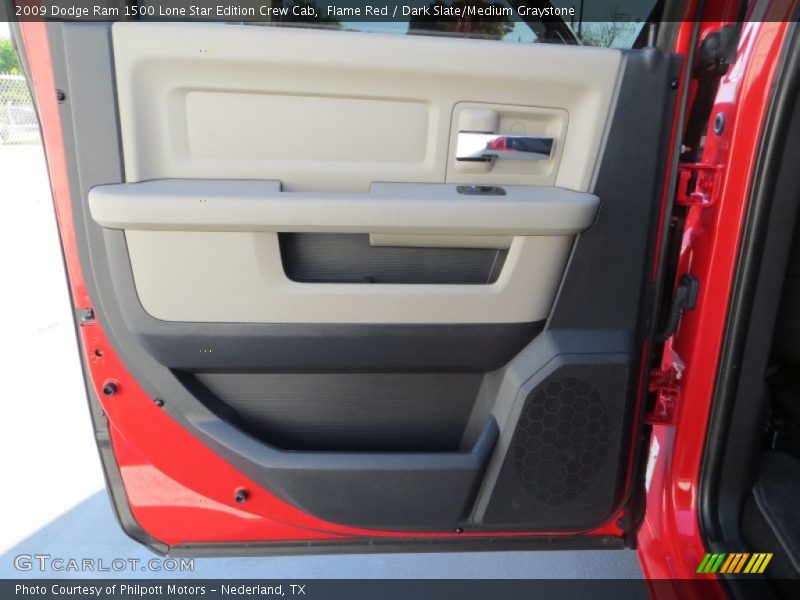 Flame Red / Dark Slate/Medium Graystone 2009 Dodge Ram 1500 Lone Star Edition Crew Cab
