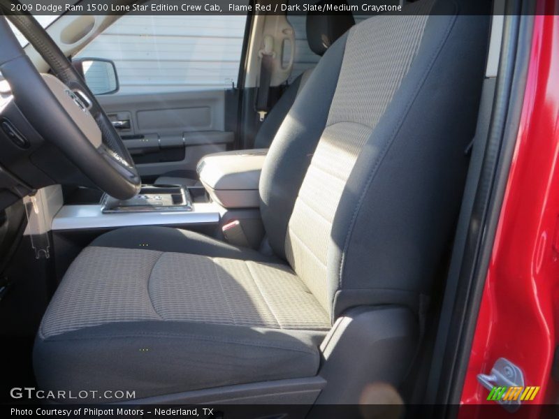Flame Red / Dark Slate/Medium Graystone 2009 Dodge Ram 1500 Lone Star Edition Crew Cab