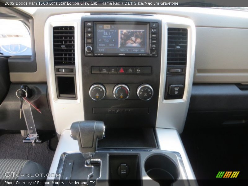 Flame Red / Dark Slate/Medium Graystone 2009 Dodge Ram 1500 Lone Star Edition Crew Cab