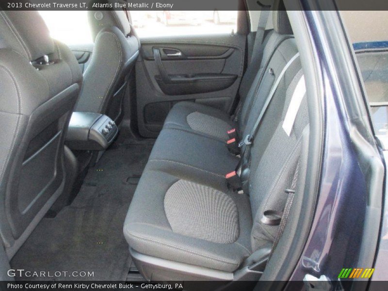 Atlantis Blue Metallic / Ebony 2013 Chevrolet Traverse LT