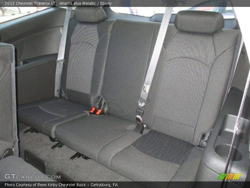 Atlantis Blue Metallic / Ebony 2013 Chevrolet Traverse LT