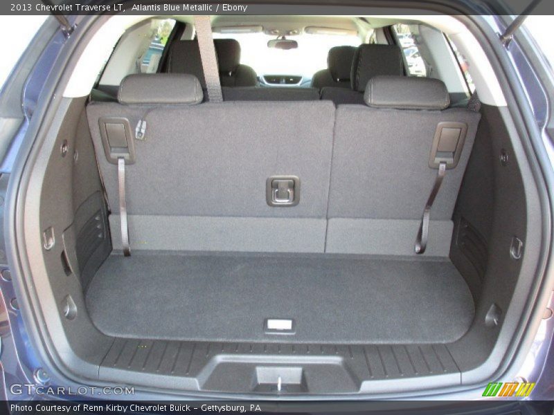 Atlantis Blue Metallic / Ebony 2013 Chevrolet Traverse LT