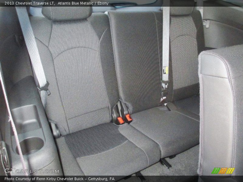 Atlantis Blue Metallic / Ebony 2013 Chevrolet Traverse LT