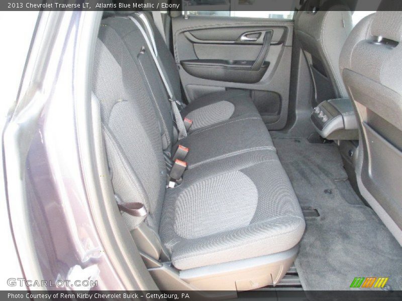 Atlantis Blue Metallic / Ebony 2013 Chevrolet Traverse LT