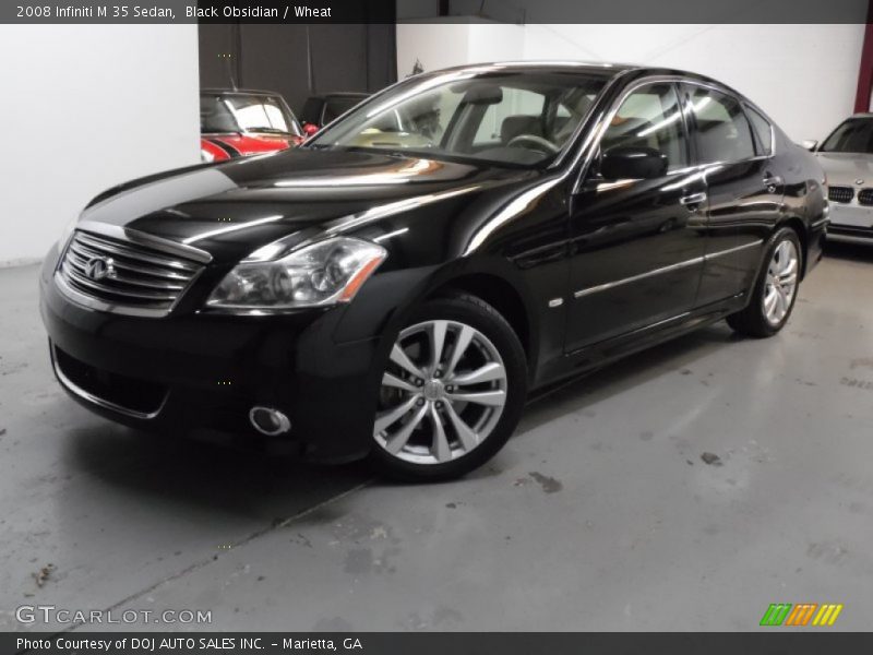 Black Obsidian / Wheat 2008 Infiniti M 35 Sedan
