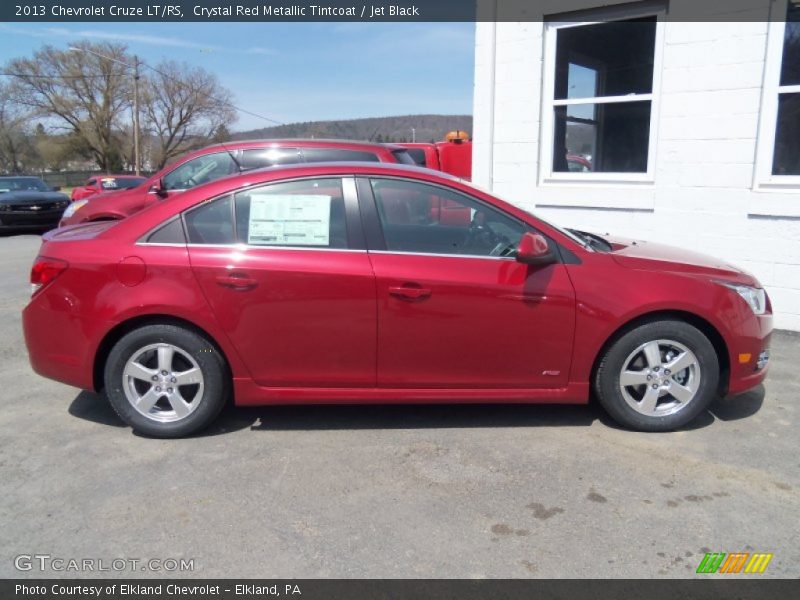 Crystal Red Metallic Tintcoat / Jet Black 2013 Chevrolet Cruze LT/RS