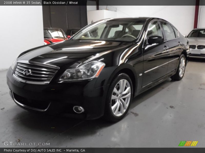 Black Obsidian / Wheat 2008 Infiniti M 35 Sedan