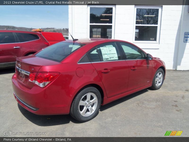Crystal Red Metallic Tintcoat / Jet Black 2013 Chevrolet Cruze LT/RS