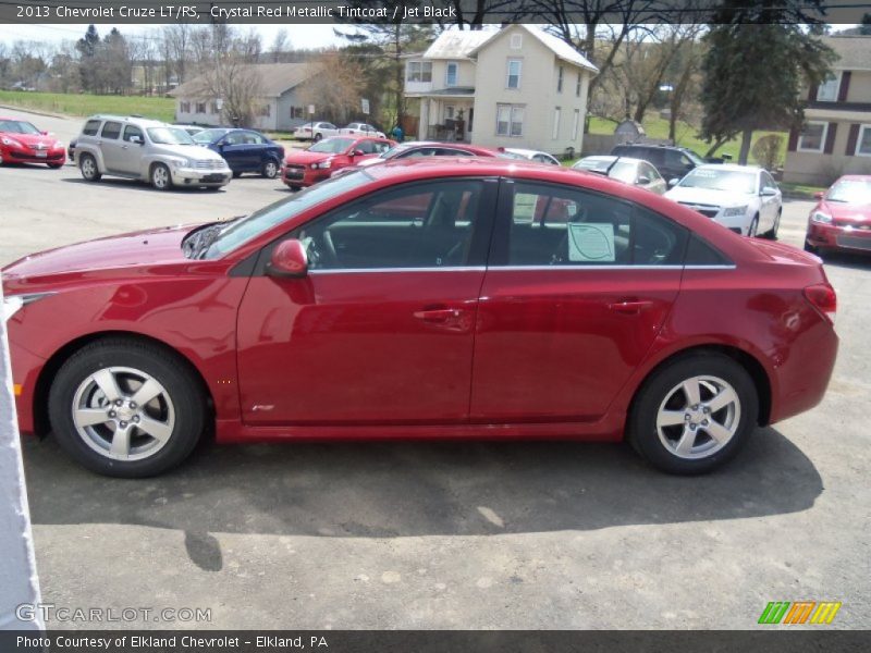 Crystal Red Metallic Tintcoat / Jet Black 2013 Chevrolet Cruze LT/RS