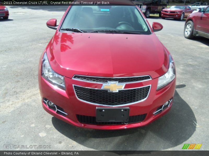 Crystal Red Metallic Tintcoat / Jet Black 2013 Chevrolet Cruze LT/RS