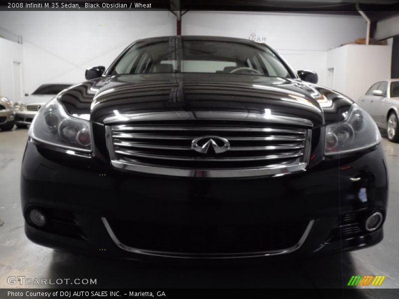 Black Obsidian / Wheat 2008 Infiniti M 35 Sedan