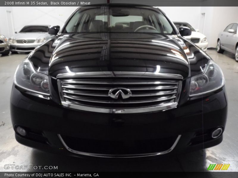 Black Obsidian / Wheat 2008 Infiniti M 35 Sedan