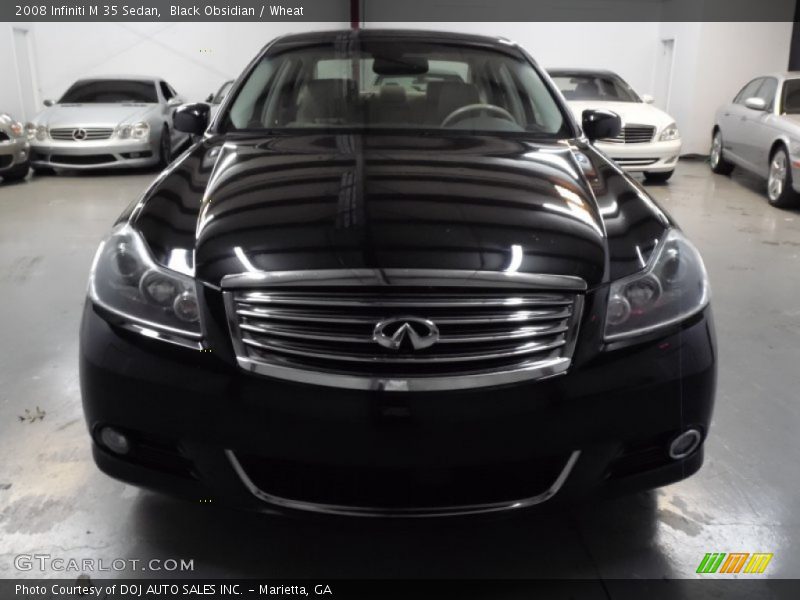 Black Obsidian / Wheat 2008 Infiniti M 35 Sedan
