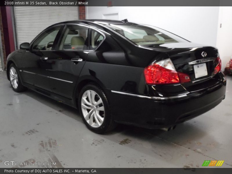 Black Obsidian / Wheat 2008 Infiniti M 35 Sedan