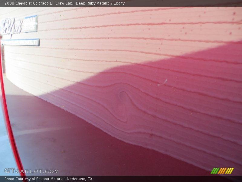 Deep Ruby Metallic / Ebony 2008 Chevrolet Colorado LT Crew Cab