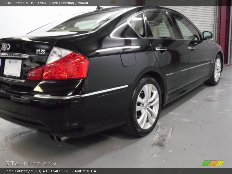 Black Obsidian / Wheat 2008 Infiniti M 35 Sedan