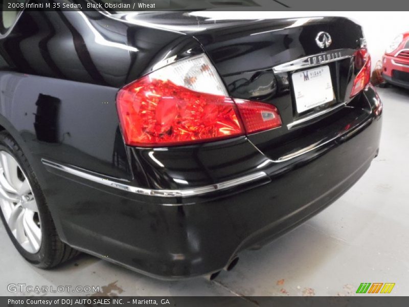 Black Obsidian / Wheat 2008 Infiniti M 35 Sedan