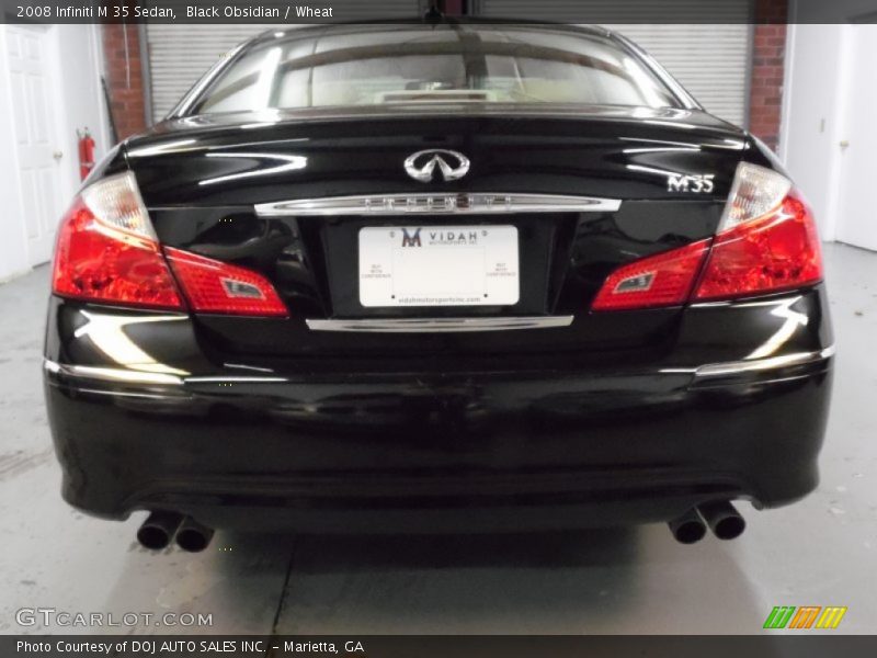 Black Obsidian / Wheat 2008 Infiniti M 35 Sedan